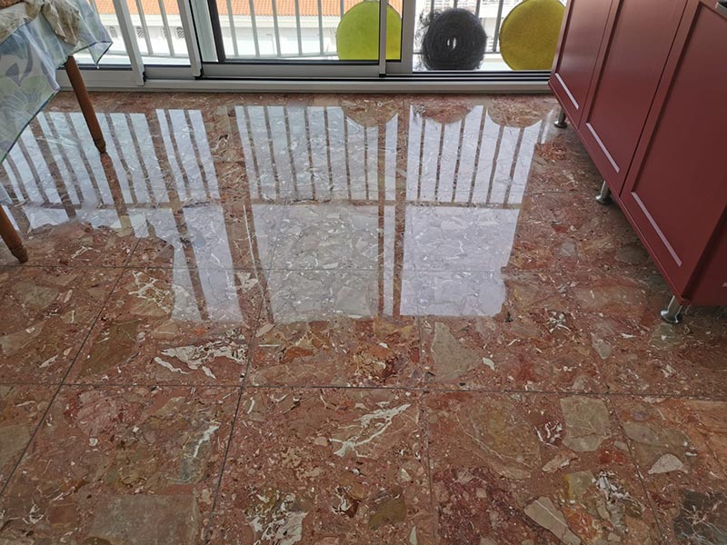 Rénovation de sols en granito et terrazzo à Perpignan